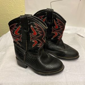 Kid vintage leather cowboy boots size 12